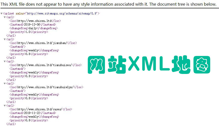 網站不怎麽收錄看看你的網站有(yǒu)沒有(yǒu)XML地圖